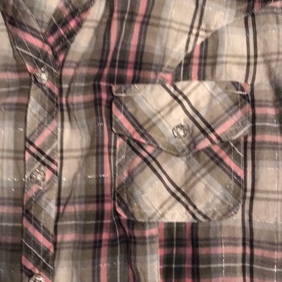 Ladies plaid western style shirts - Picture 4 of 4
